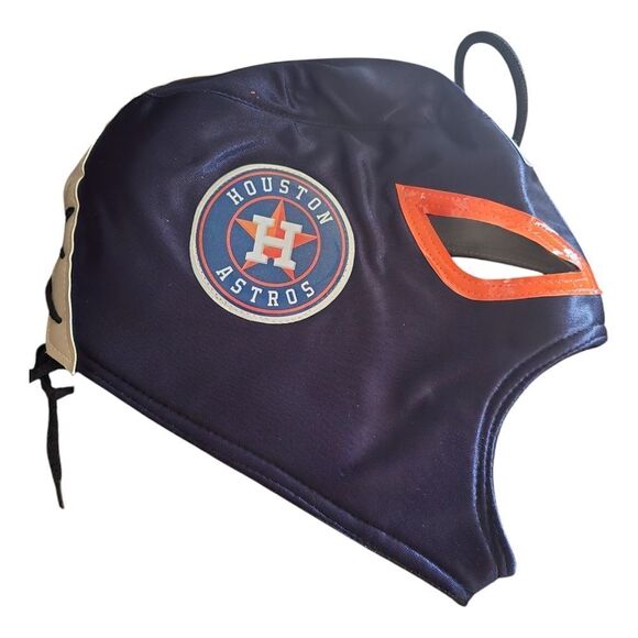 Houston Astros Luchador Fan Mask Lucha Libre Wrestling Grapple - Picture 5 of 5